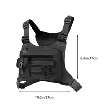 Borsa Tattica da Petto Uomo – Antifurto Impermeabile per Outdoor e Ciclismo