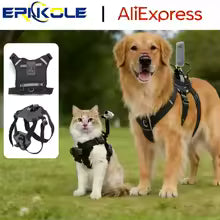 Pettorina con Supporto Fotocamera per Animali – GoPro, DJI Osmo, Insta360